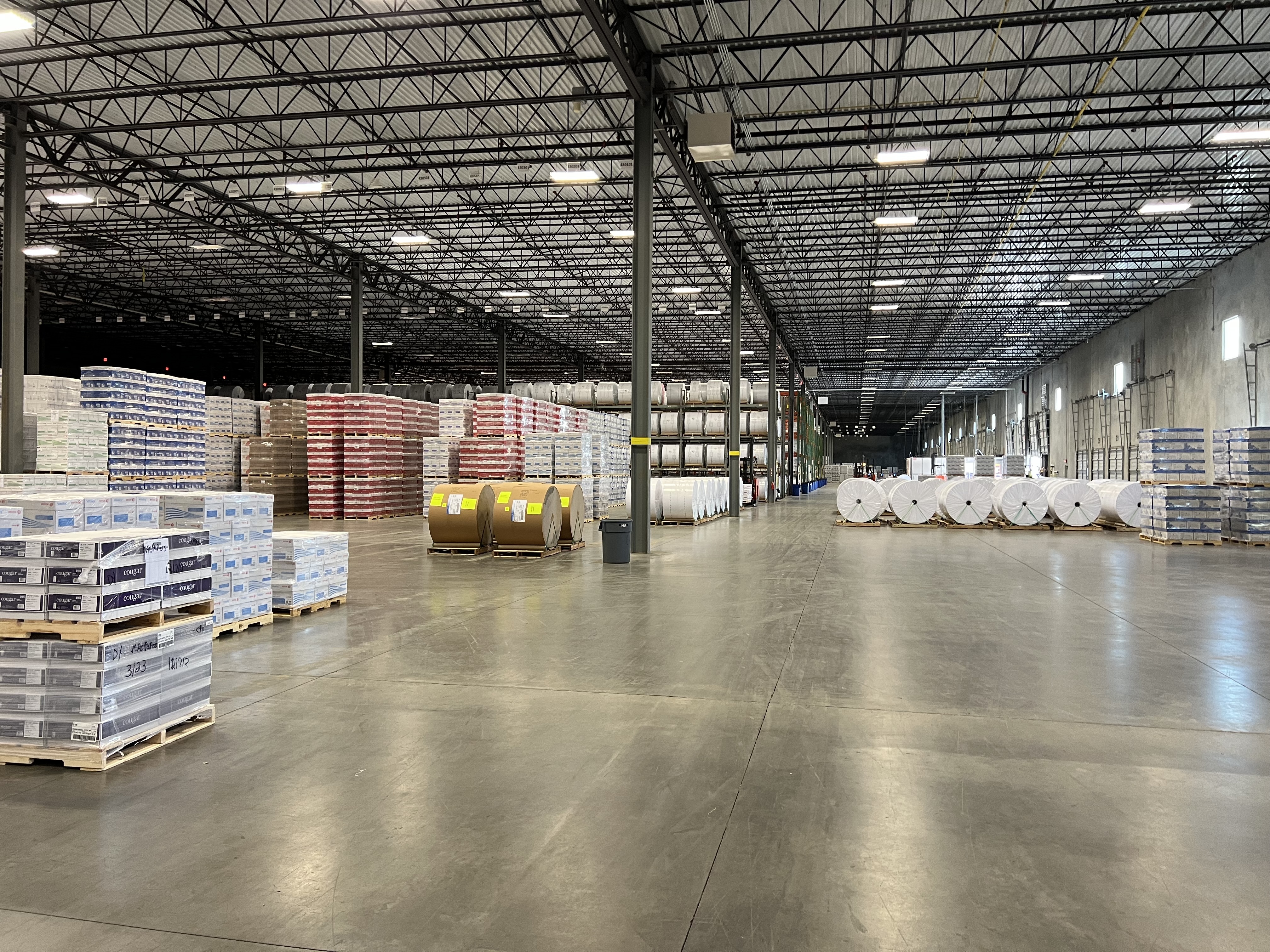 Brown West Logistics public warehouse in Charlotte, NC.
